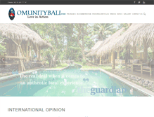 Tablet Screenshot of omunitybali.com